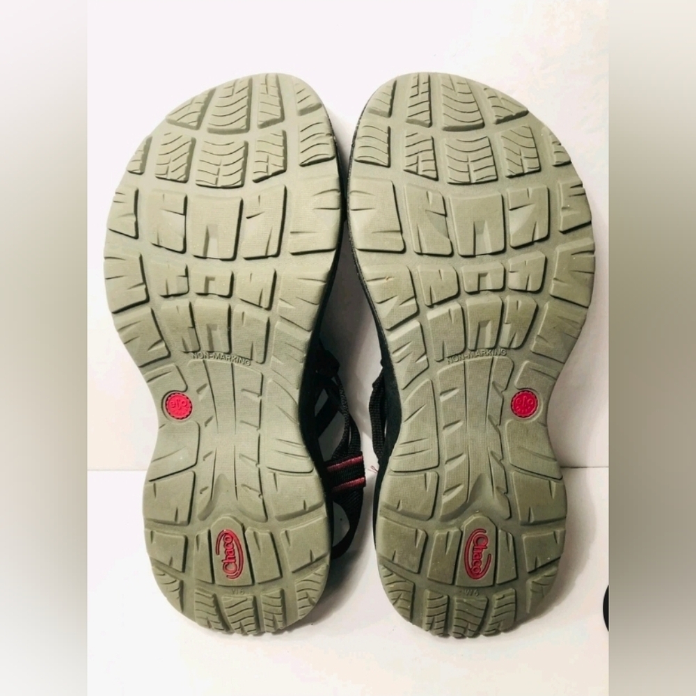 CHACO Zong X Sandals Ecotread Sport Water Hiking Black Pink Women Sz 6 - Picture 7 of 7